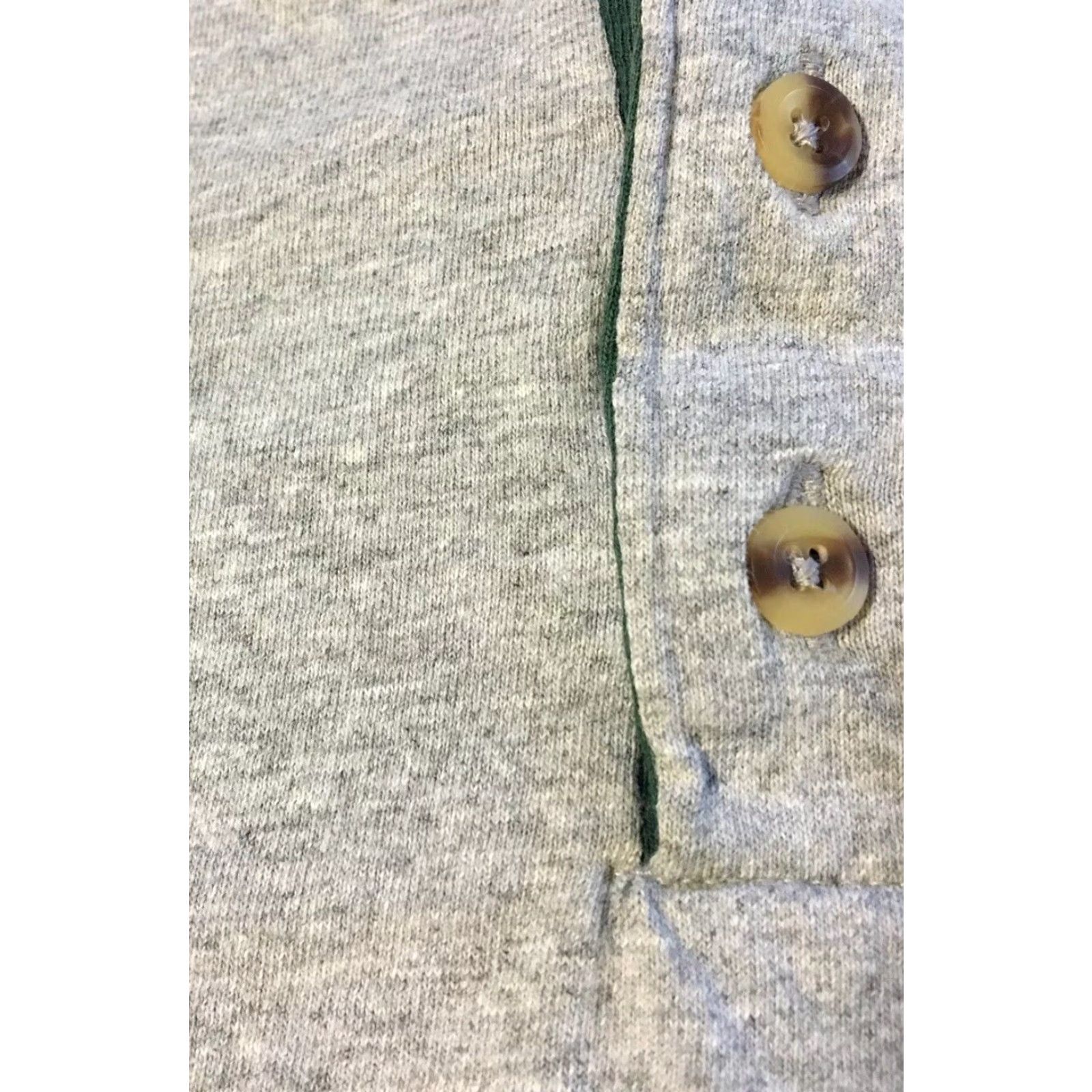 Vintage VINTAGE Las Vegas Henley Shirt 2XL Gray USA Cal Cru 90s Strip Poker Casino Single Stitch Mens Size US XXL / EU 58 / 5 - 5 Thumbnail