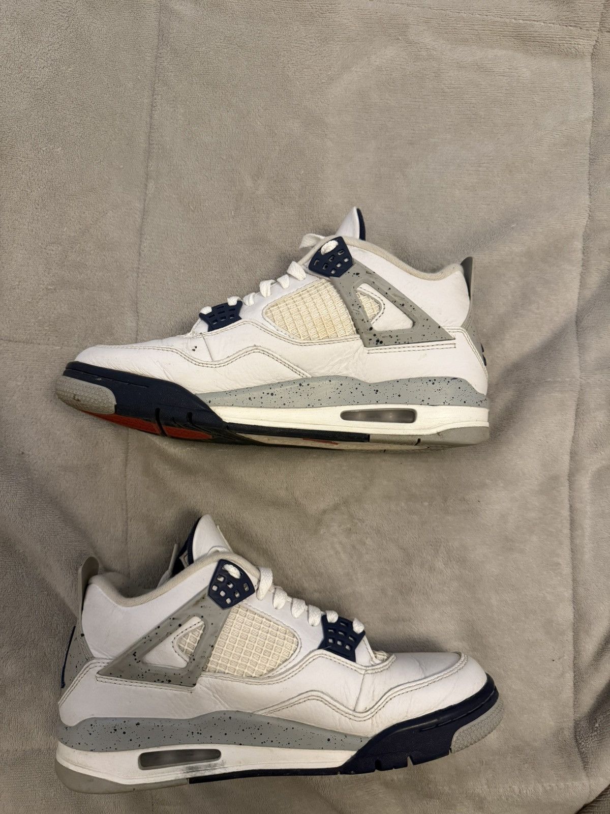 Nike Nike Air Jordan 4 Retro “Midnight Navy” Size US 8 / EU 41 - 3 Thumbnail