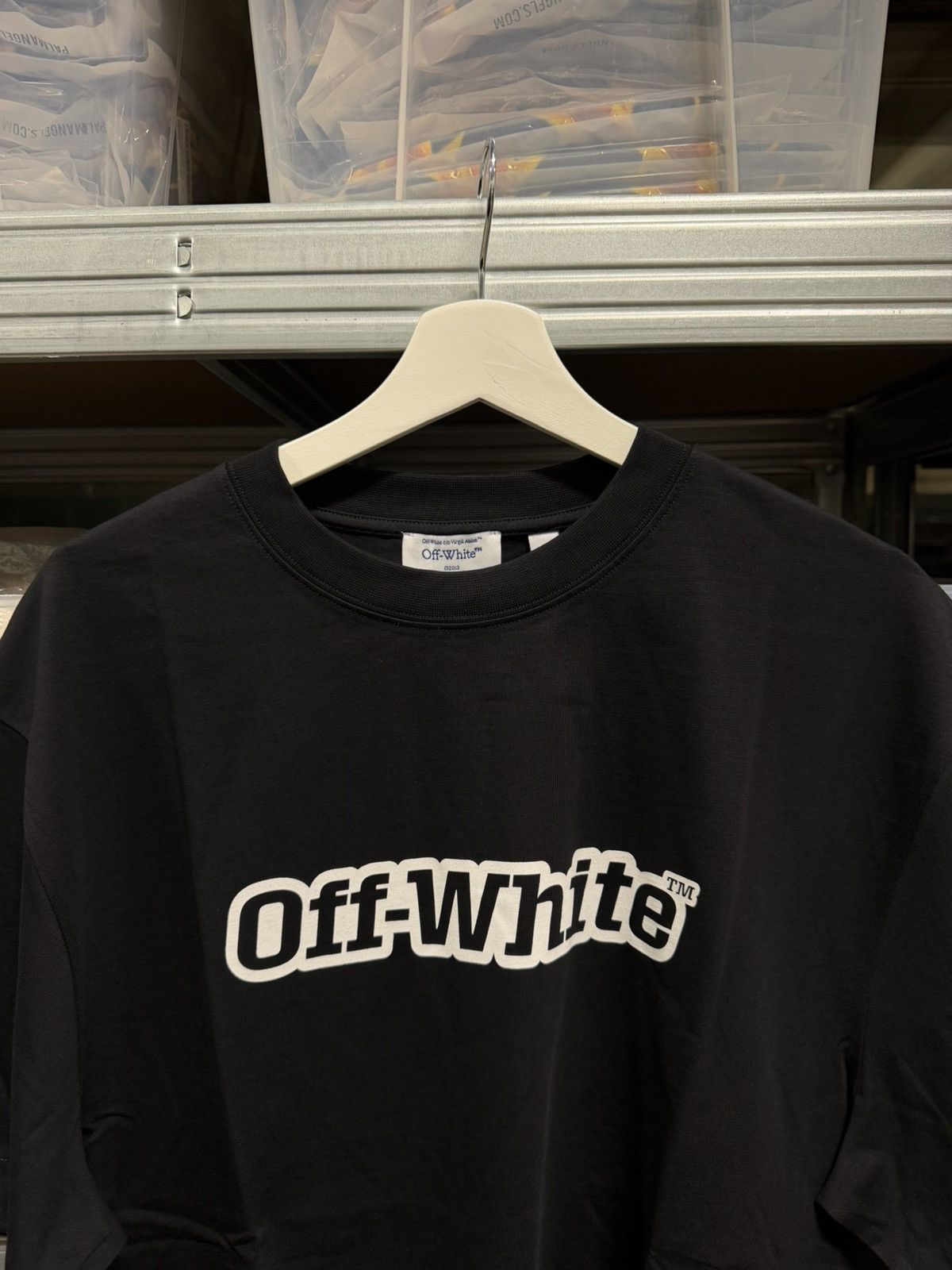 Off-White Off-White outline T-Shirt NEW 550$ Size US L / EU 52-54 / 3 - 2 Thumbnail
