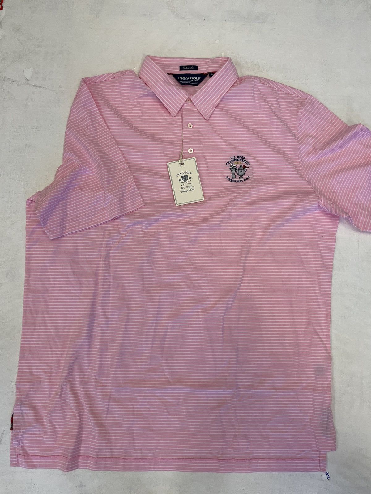 Polo Ralph Lauren 2014 U.S. OPEN PINEHURST NO. 2 Golf Shirt Size US XXL / EU 58 / 5 - 2 Thumbnail