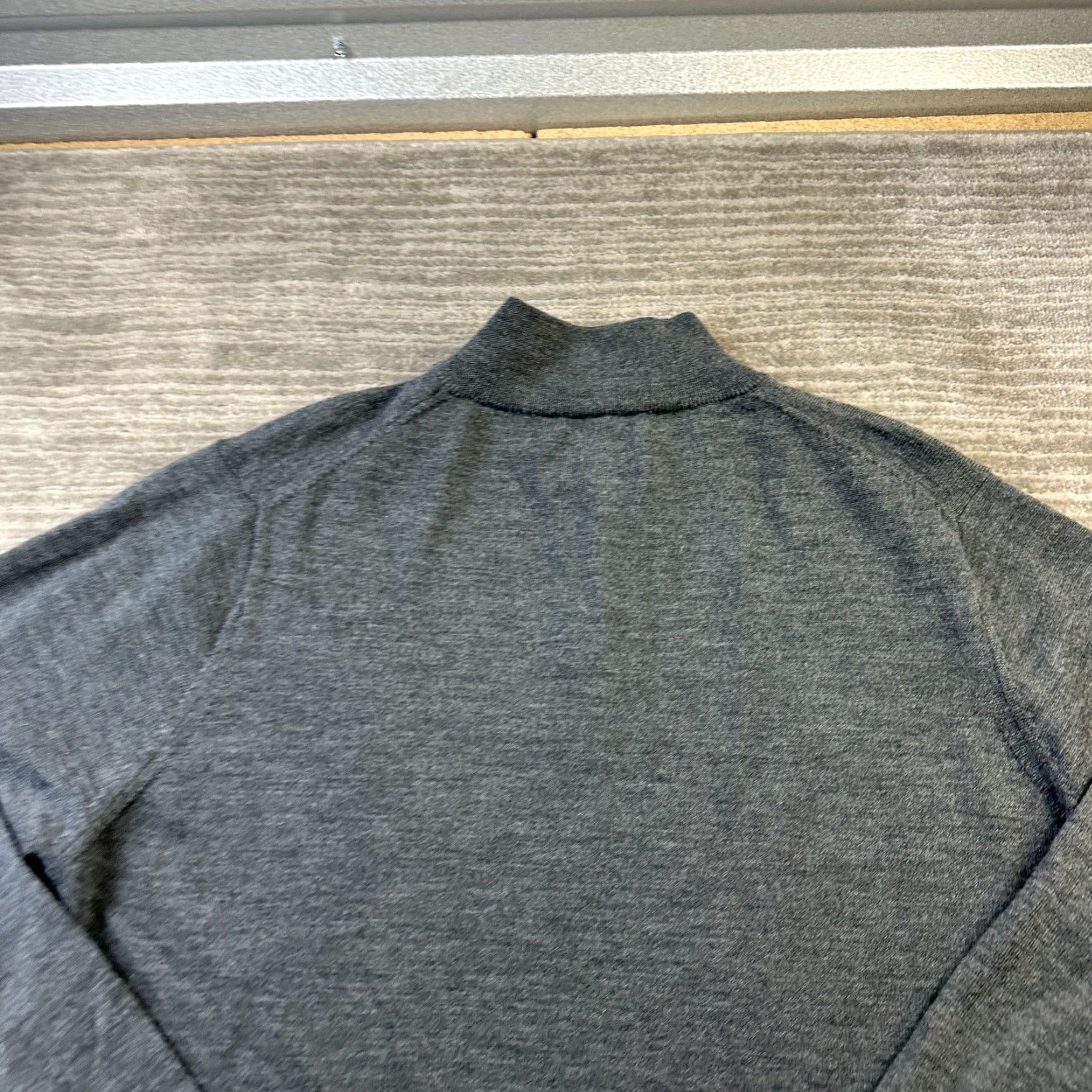 UNTUCKit UNTUCKit Sweater Mens 3XL Gray Knit Merino Wool Pullover Size US XXL / EU 58 / 5 - 5 Thumbnail