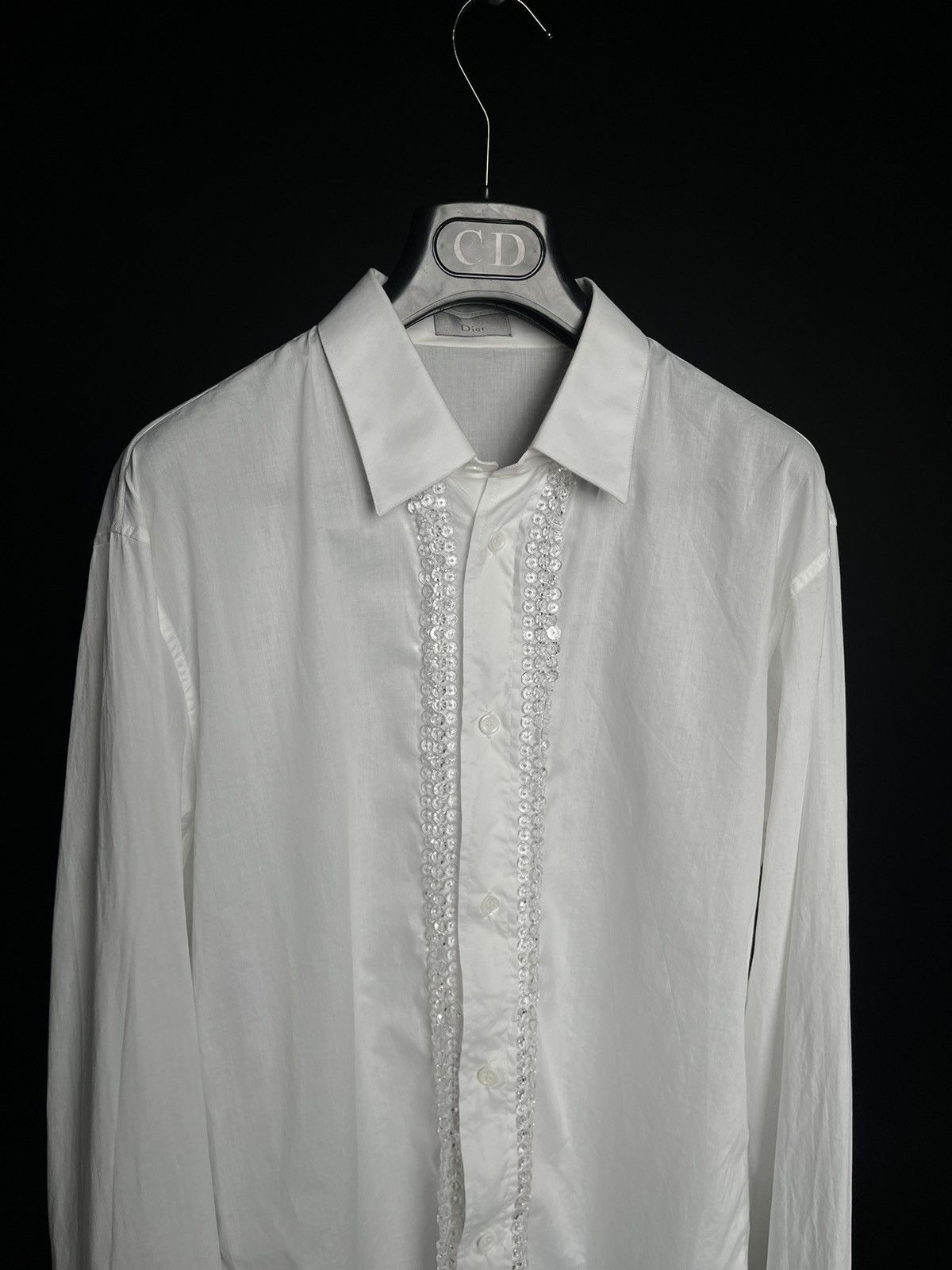 SS07 Dior Homme “We Look Good Together” Glass Bead Shirt