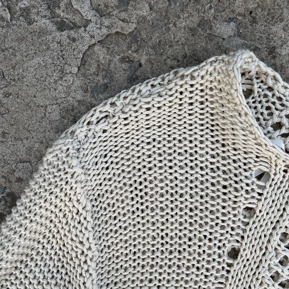 Japanese Brand Vintage Avant Garde knitted Sweater Y2K 90s USA Longsleeve Size M / US 6-8 / IT 42-44 - 9 Thumbnail