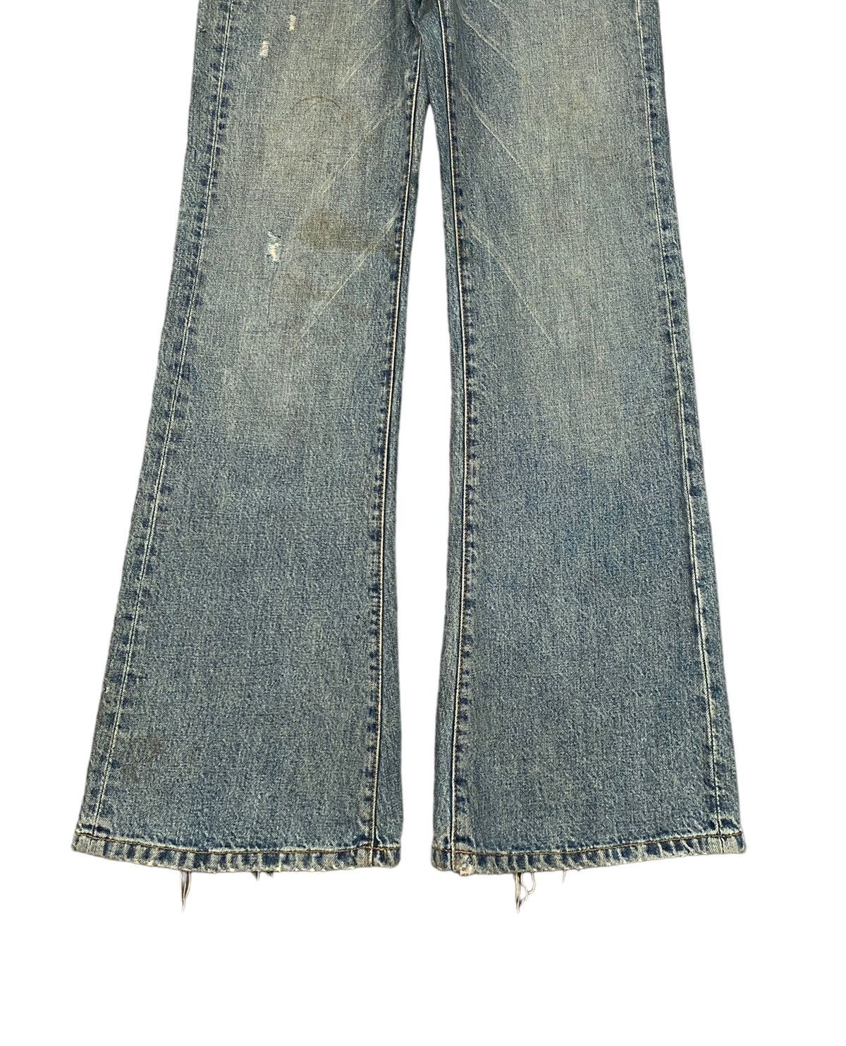 Japanese Brand × Vintage Vintage Japanese Brand Lois Crayon Flared Jeans 1990s Size US 27 - 3 Thumbnail