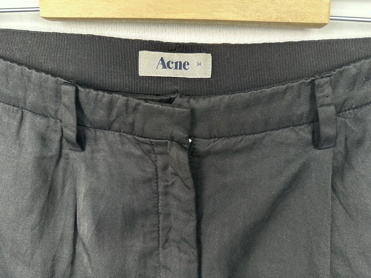 Acne Studios ACNE STUDIOS PLay Cotton Silk Pleated Trousers Pants SS 11 Size 24" / US 00 / IT 34 - 4 Thumbnail
