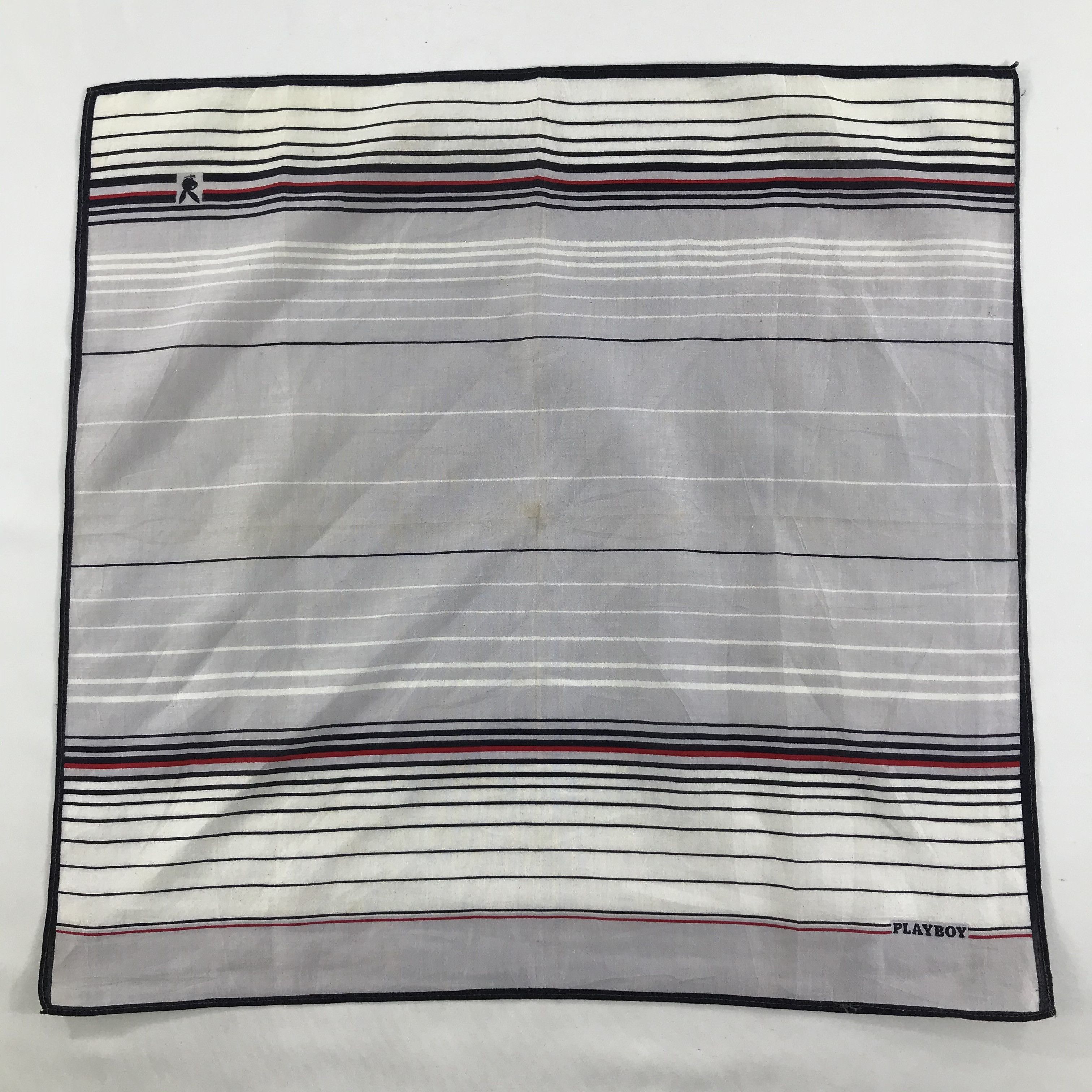 Playboy × Vintage Playboy Bandana / Handkerchief / Neckerchief - S1280 Size ONE SIZE - 1 Thumbnail
