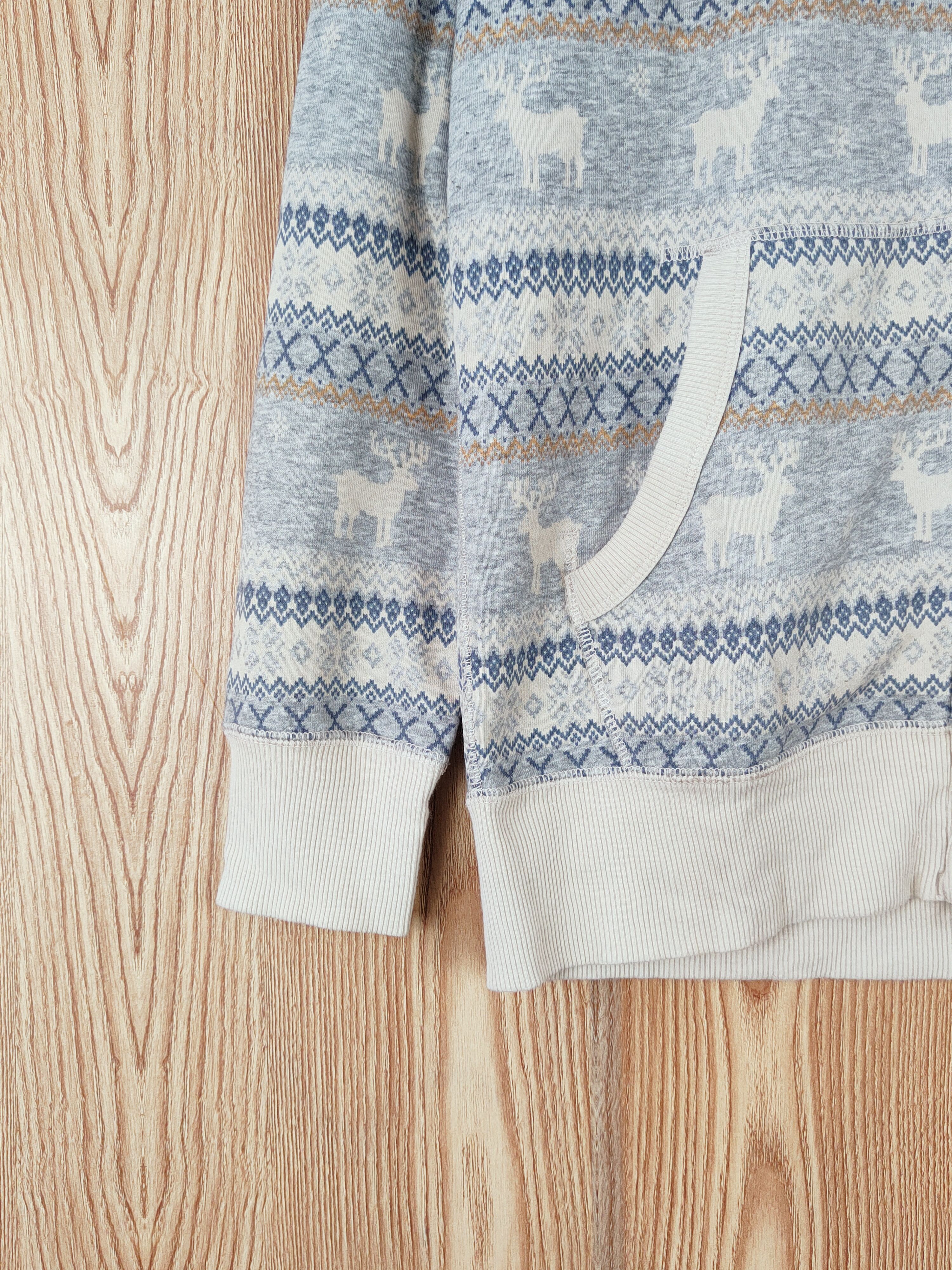 Uniqlo × Vintage Vintage Art Design 💥 Uniqlo Gray Hoodie Sweaters Size US L / EU 52-54 / 3 - 4 Thumbnail