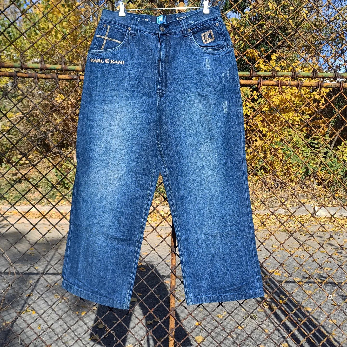 Karl Kani × Vintage Karl Kani Vintage Rap Jeans Size US 34 / EU 50 - 2 Thumbnail