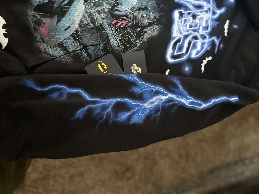Darc Sport DarcSport - (XL) - Roided OUT BATMAN Hoodie Black/Blue RARE Size US XL / EU 56 / 4 - 5 Thumbnail