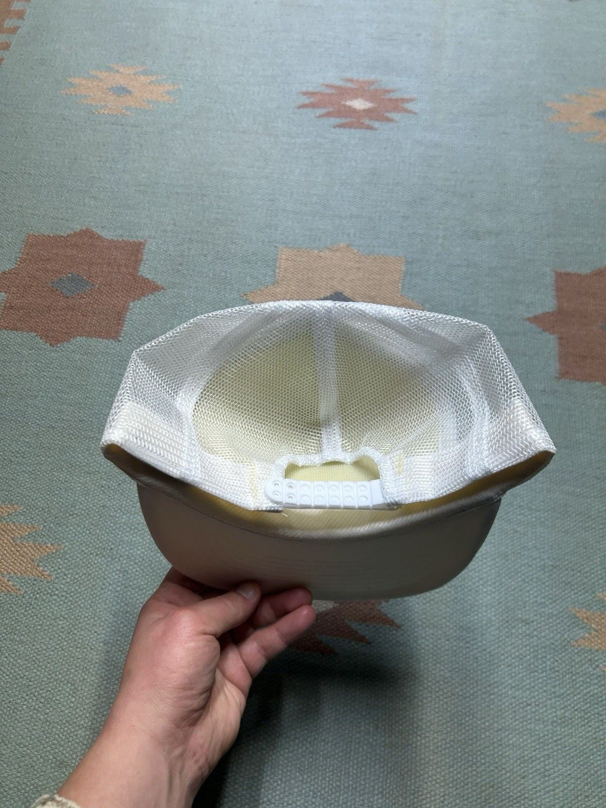 Vintage Vintage trucker hat advanced environmental snapback white Size ONE SIZE - 4 Thumbnail