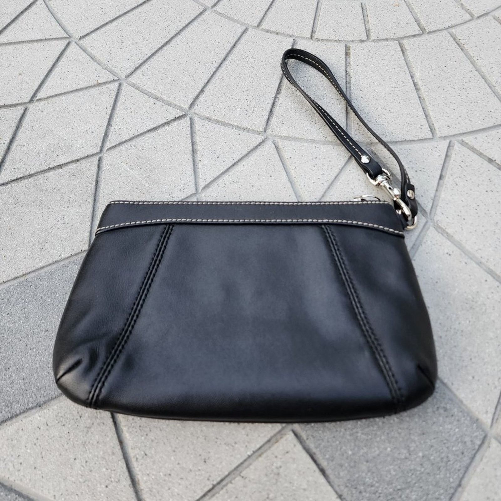 Coach Coach 1941 SOHO Pleated Leather Zip Clutch Wristlet Size ONE SIZE - 3 Thumbnail