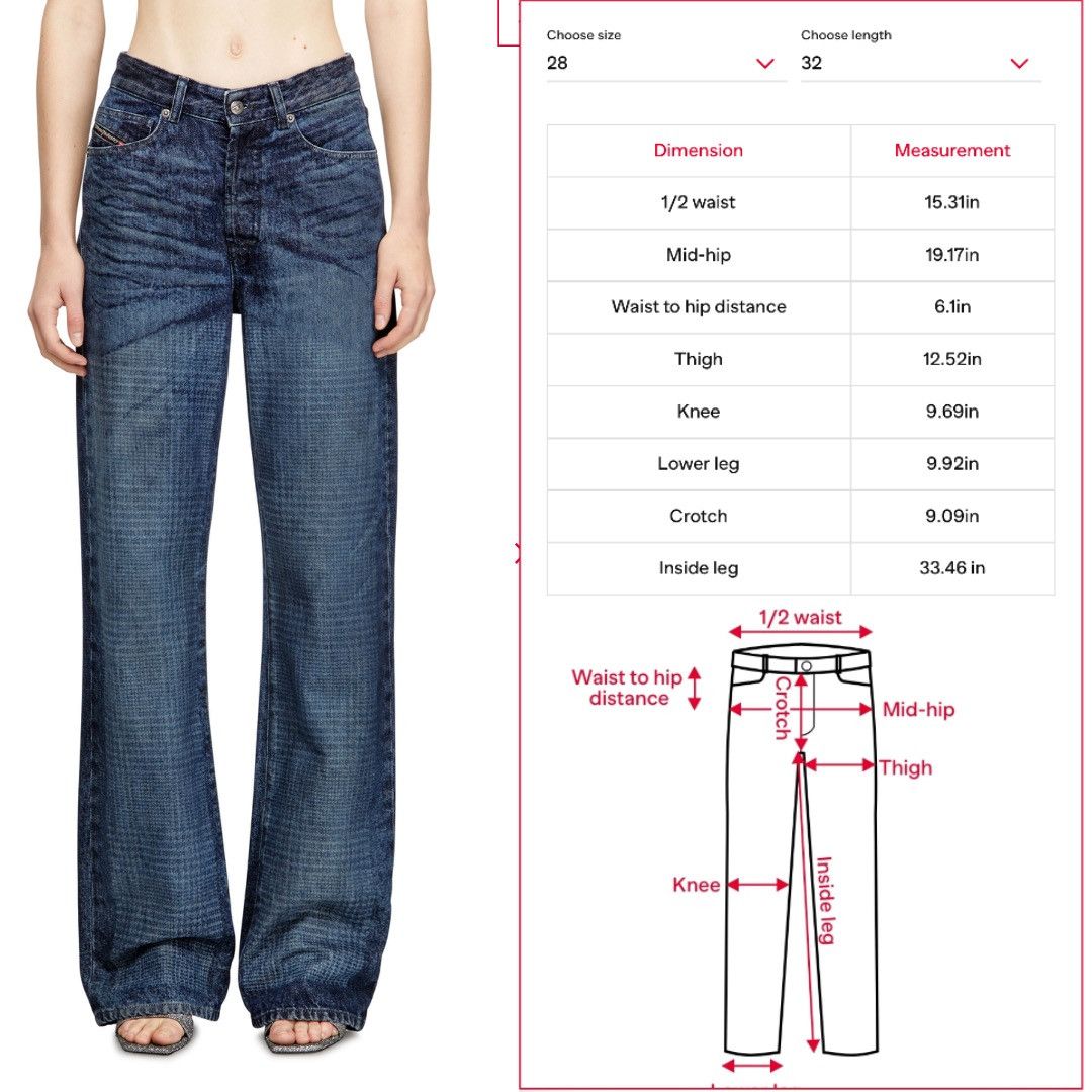 Diesel Diesel 1971 D-Sent 007cv Jeans size 28/32 $395 Size 28" / US 6 / IT 42 - 10 Thumbnail