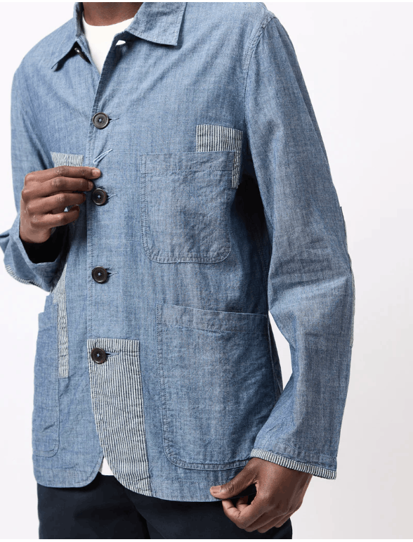 Universal Works Bakers jacket indigo Size US XL / EU 56 / 4 - 3 Thumbnail