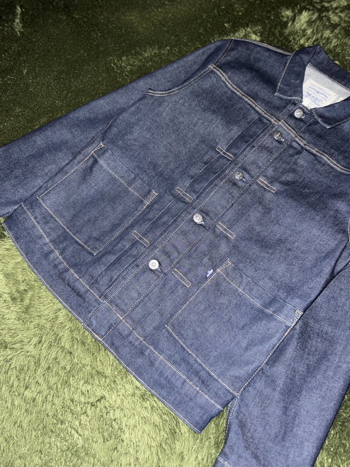 Levi's Made & Crafted [M] Levi’s Made & Crafted Japan Fabric Denim Trucker Jacket Size US M / EU 48-50 / 2 - 3 Thumbnail