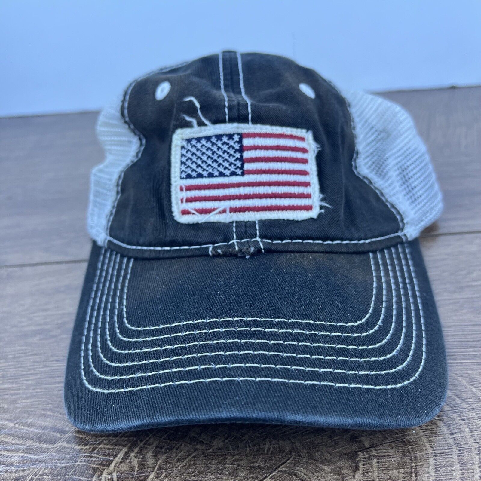 Other USA American Flag Hat Adjustable Hat Black Hat Adjustable Bl Size ONE SIZE - 1 Thumbnail