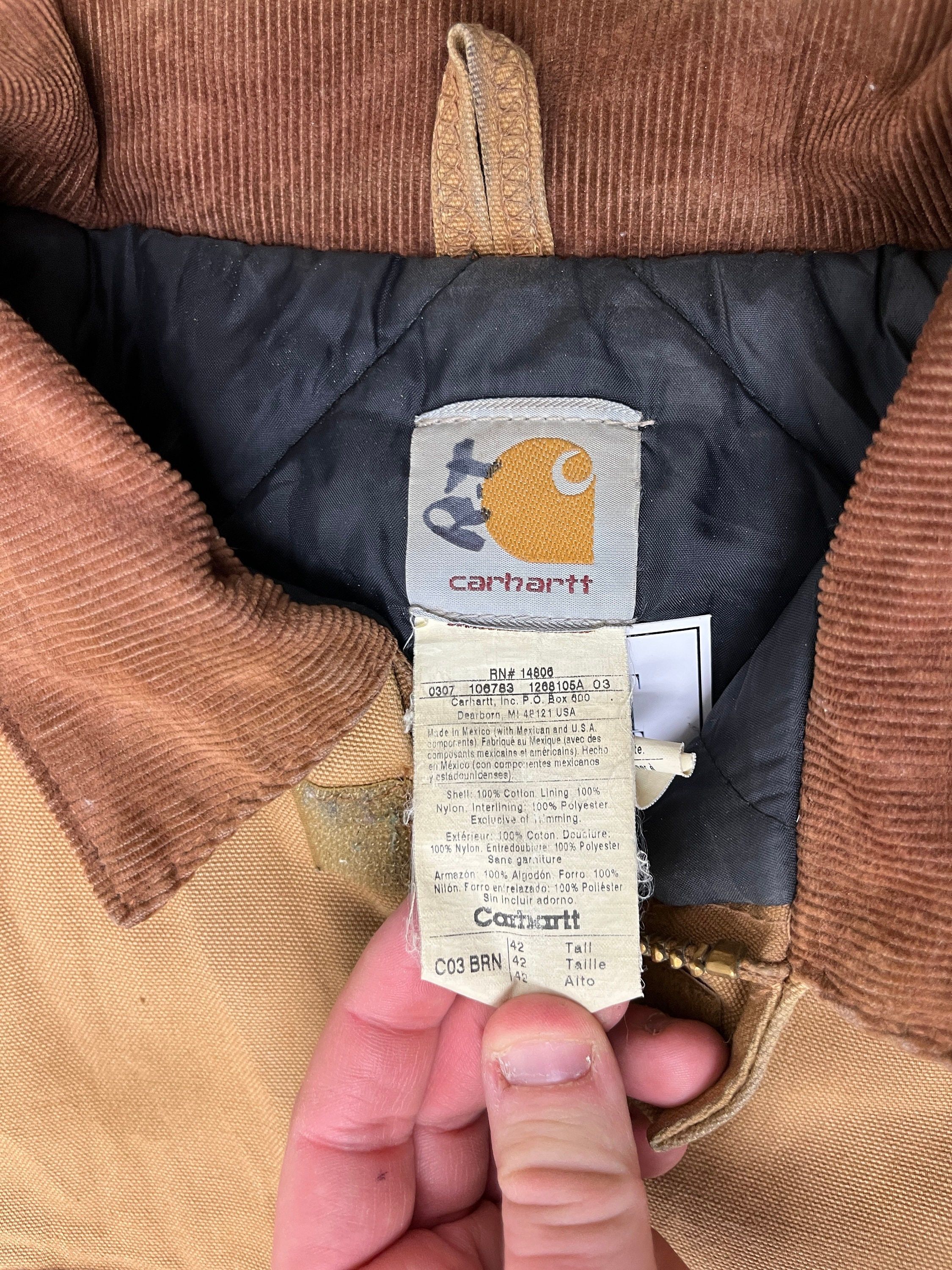 Carhartt Carhartt Traditional Vintage Brown Distressed Jacket Size US L / EU 52-54 / 3 - 6 Thumbnail