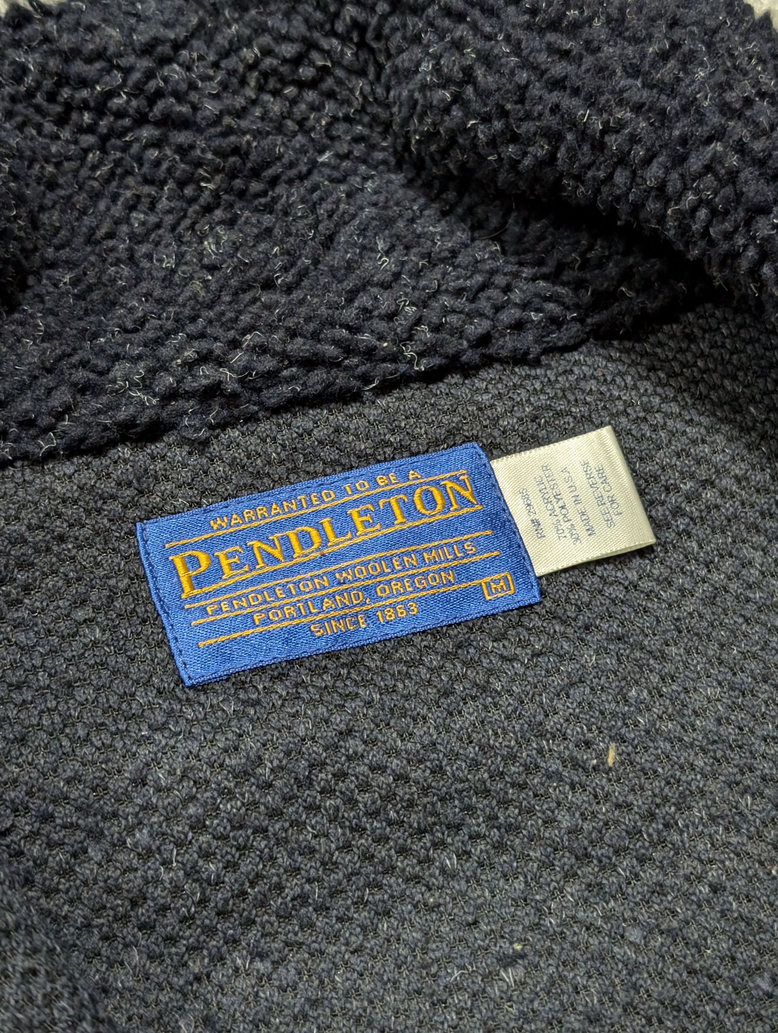 Pendleton Vintage Pendleton Fleece Sweater Half Zipper Jacket Outdoor Size US M / EU 48-50 / 2 - 10 Thumbnail