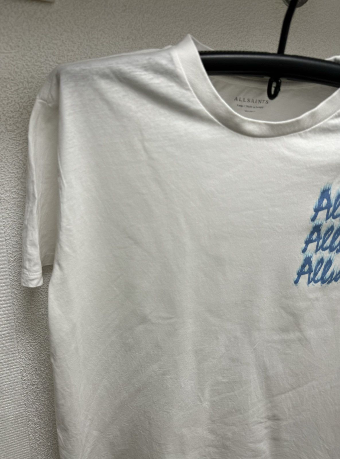Allsaints Allsaints big logo white t-shirt L sz Japanese brand Size US L / EU 52-54 / 3 - 3 Thumbnail