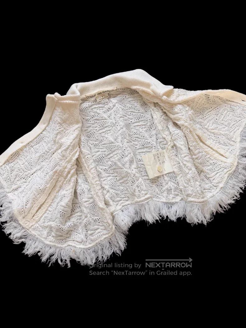 Comme des Garcons Comme des Garcons Openwork Knit Shawl Size S / US 4 / IT 40 - 2 Thumbnail