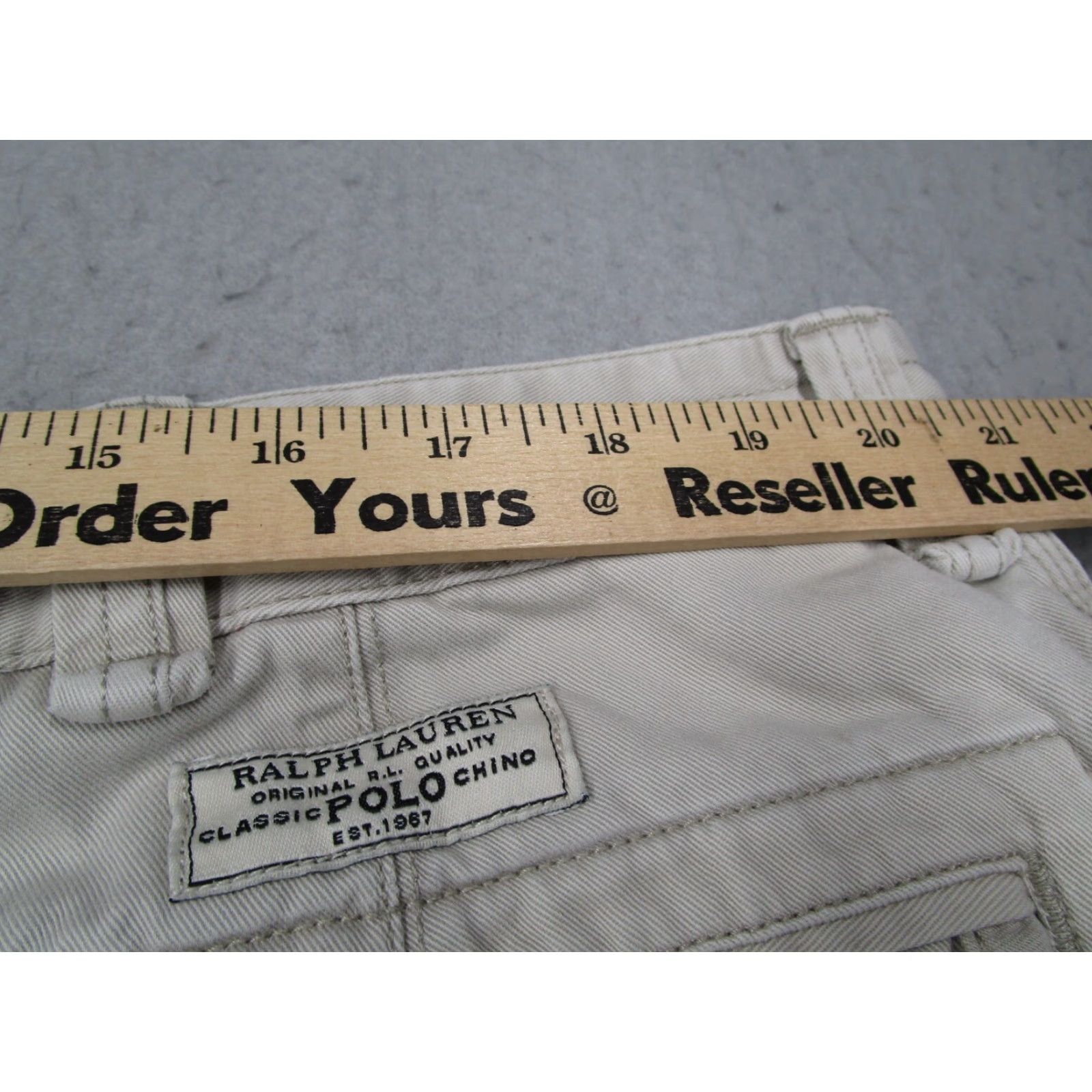 Polo Ralph Lauren Polo Ralph Lauren Shorts Mens 44 Beige Cargo 9" Twill Chino Walk Travel Golf Shirt? Size US XXL / EU 58 / 5 - 7 Thumbnail