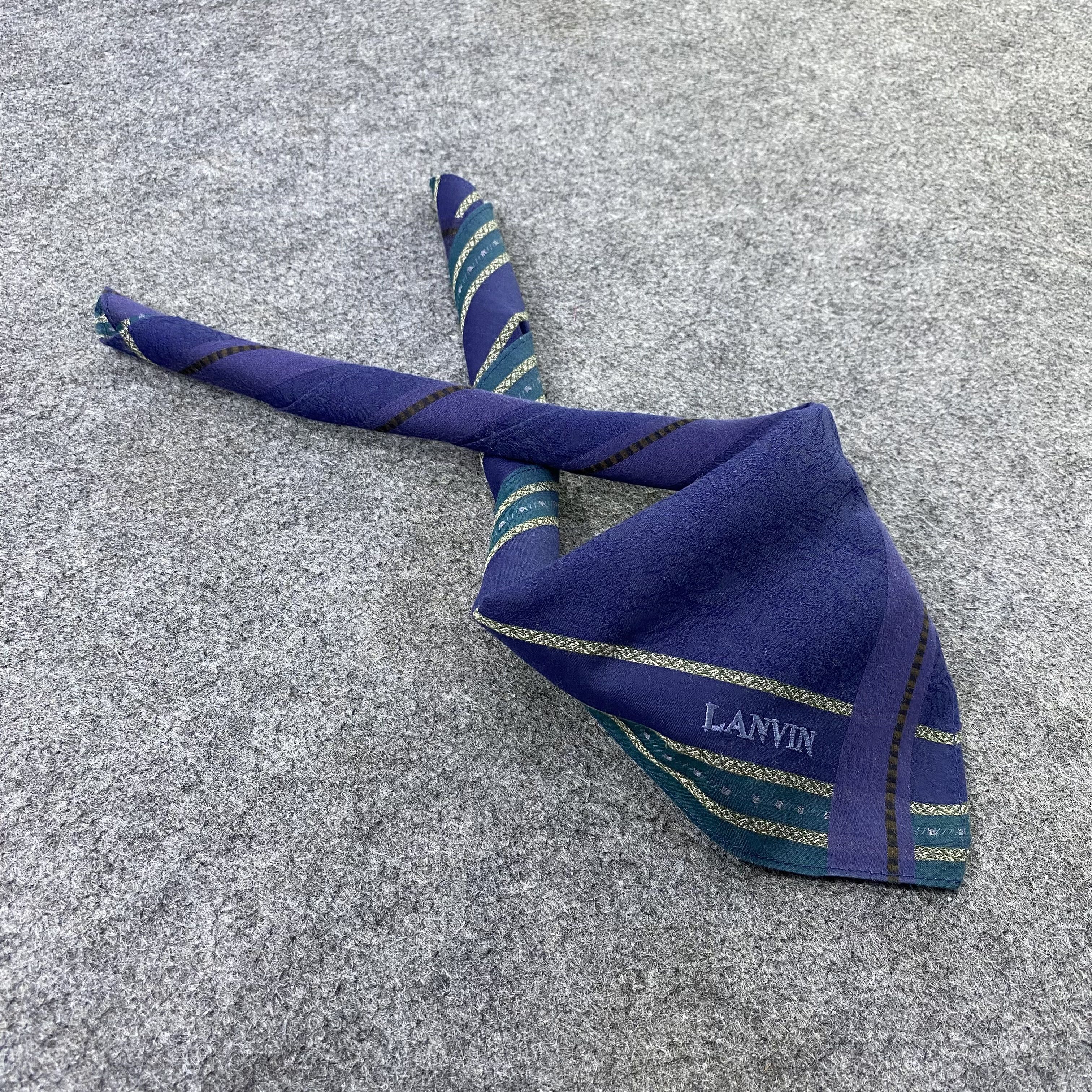 Lanvin Lanvin Handkerchief Neckerchief Bandana-B1799 Size ONE SIZE - 1 Thumbnail