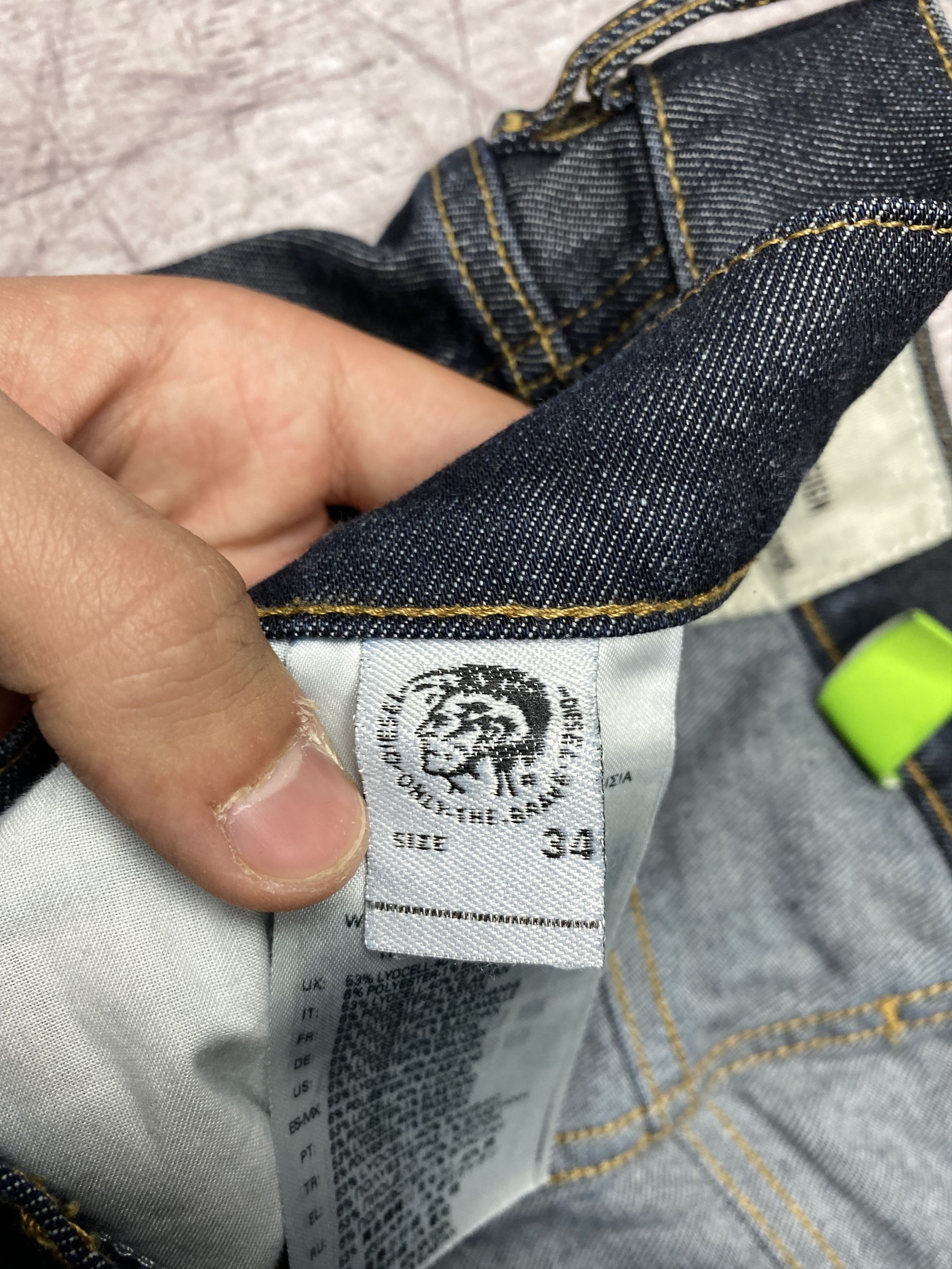 Diesel × Vintage Diesel Vintage Indigo Denim Jeans Pants Size US 34 / EU 50 - 8 Thumbnail