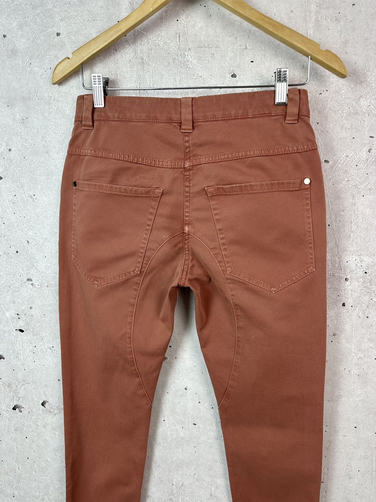 Brunello Cucinelli Brunello Cucinelli Made in Itay Brownish-Orange Pants Size 26" / US 2 / IT 38 - 9 Thumbnail