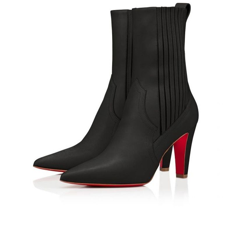 Christian Louboutin os11x0126 Santigag Boots in Black Size US 9 / IT 39 - 4 Thumbnail