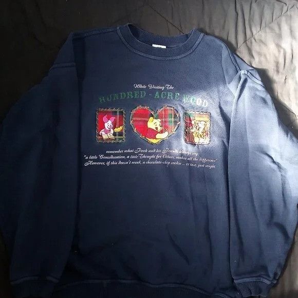 Disney × Vintage Vintage Disney Winnie The Pooh Crewneck Sweatshirt Size US XL / EU 56 / 4 - 2 Thumbnail