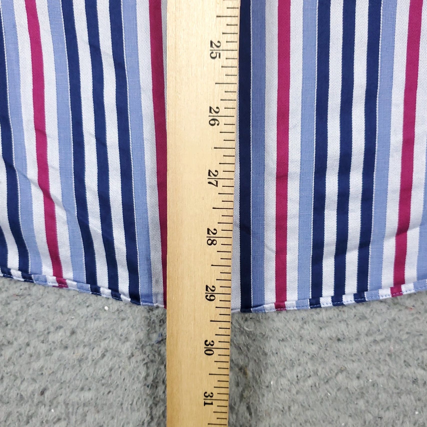 Tommy Hilfiger Tommy Hilfiger Blue Striped Button-Up Shirt Mens Medium Long Sleeve Casual Size US M / EU 48-50 / 2 - 4 Thumbnail