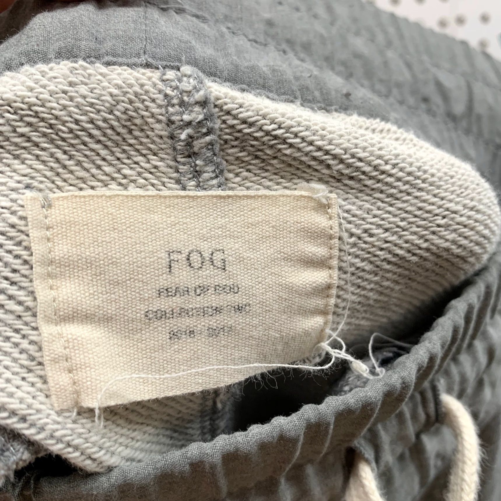 Fear of God Fear Of God FOG Essentials Pants Men L Gray Jogger Zip Ankle 34x30 Size US 33 - 4 Thumbnail