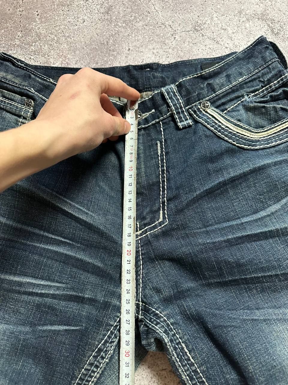Affliction Affliction Ace Denim Jeans Y2K Embroidered size 31 Size 33" - 12 Thumbnail