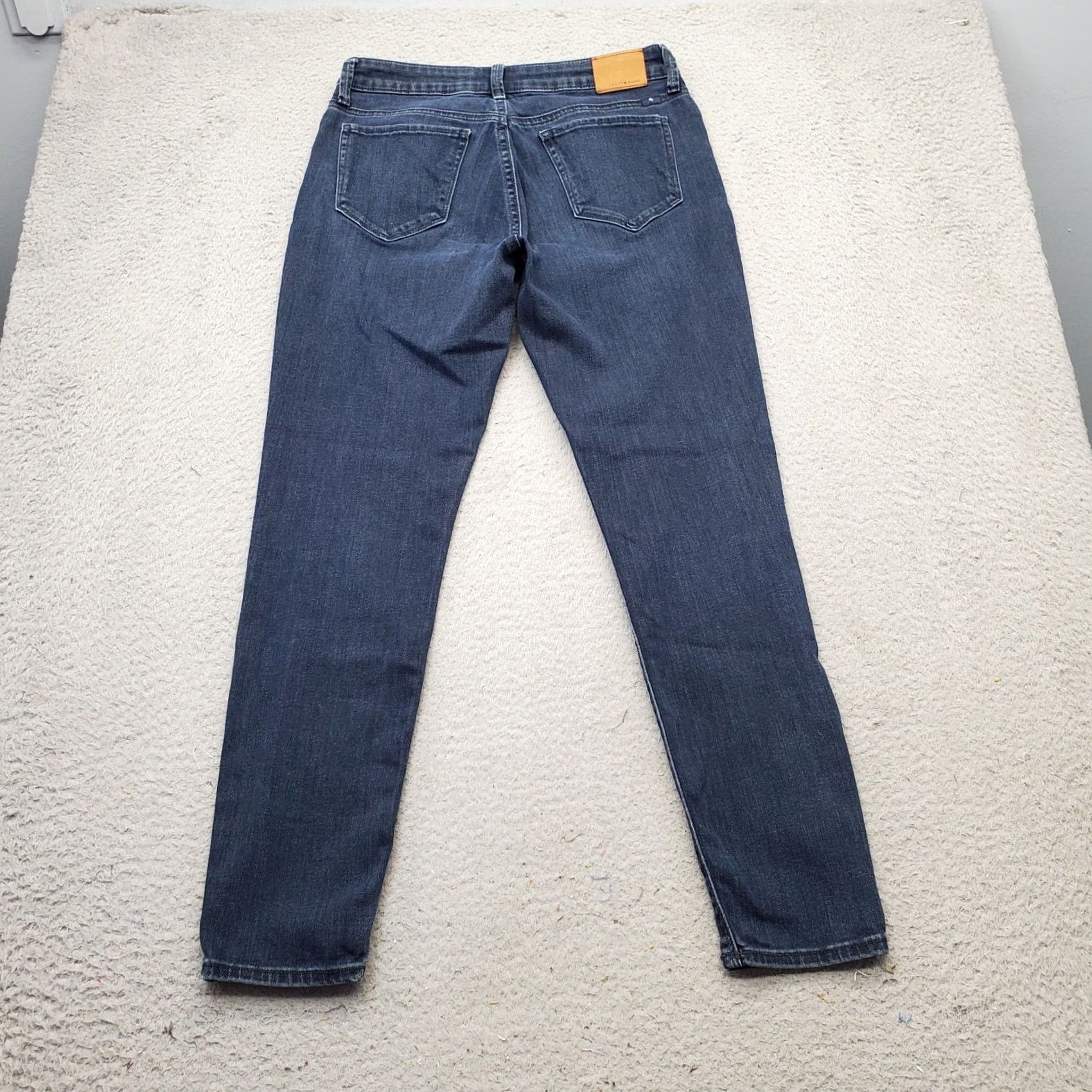 Lucky Brand Lucky Brand Sasha Jeans Women's 8/29 Navy Low Rise 5-Pocket Design Skinny Denim (Size 28) Womens Size 30" / US 8 / IT 44 - 2 Thumbnail