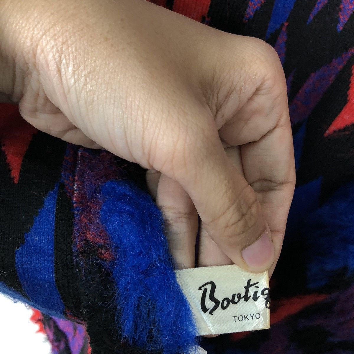 Japanese Brand 🔥Mohair Wool Fur Jacket Colourful Tokyo Kobe Japan Made Size US M / EU 48-50 / 2 - 13 Thumbnail