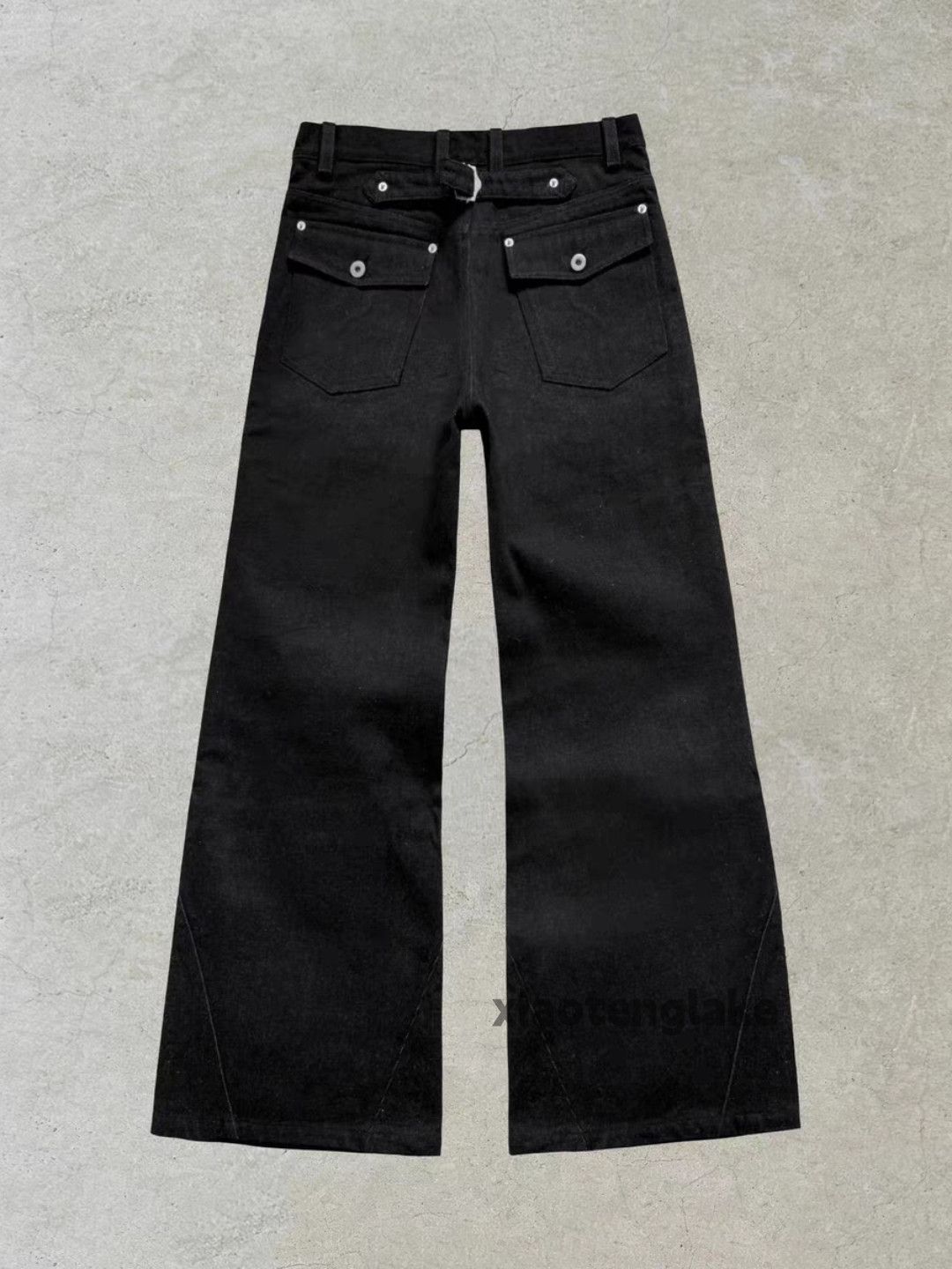 Jean zx vintage wide Leg Balenciaga style loose flared jeans Size US 28 / EU 44 - 1 Thumbnail