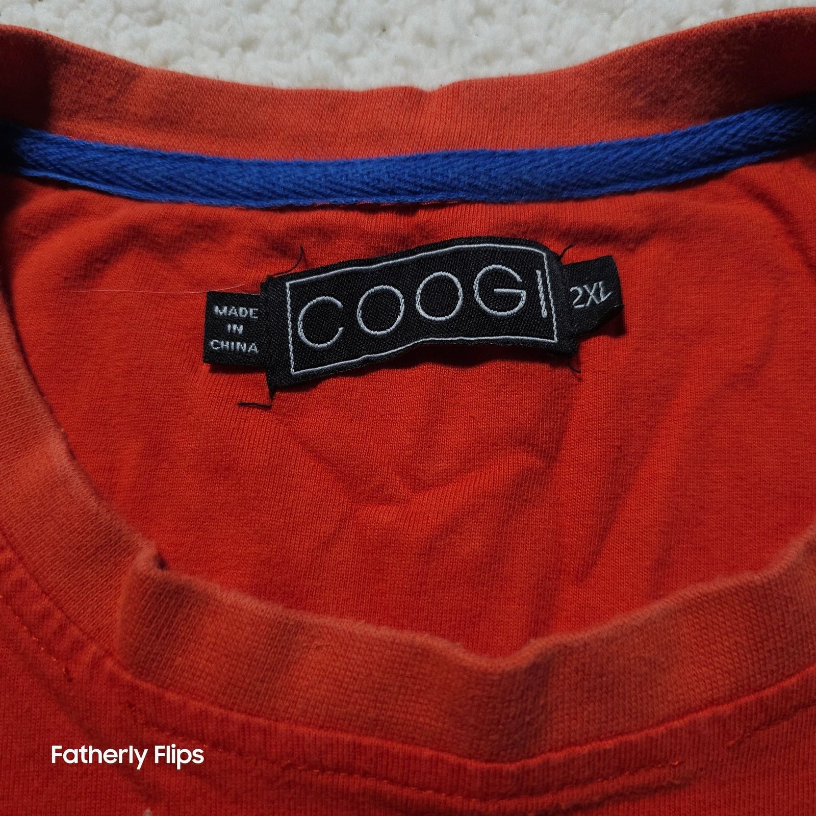 Coogi COOGI Australia Red Graphic Tee 2XL Mountain Technology Size US XXL / EU 58 / 5 - 2 Thumbnail