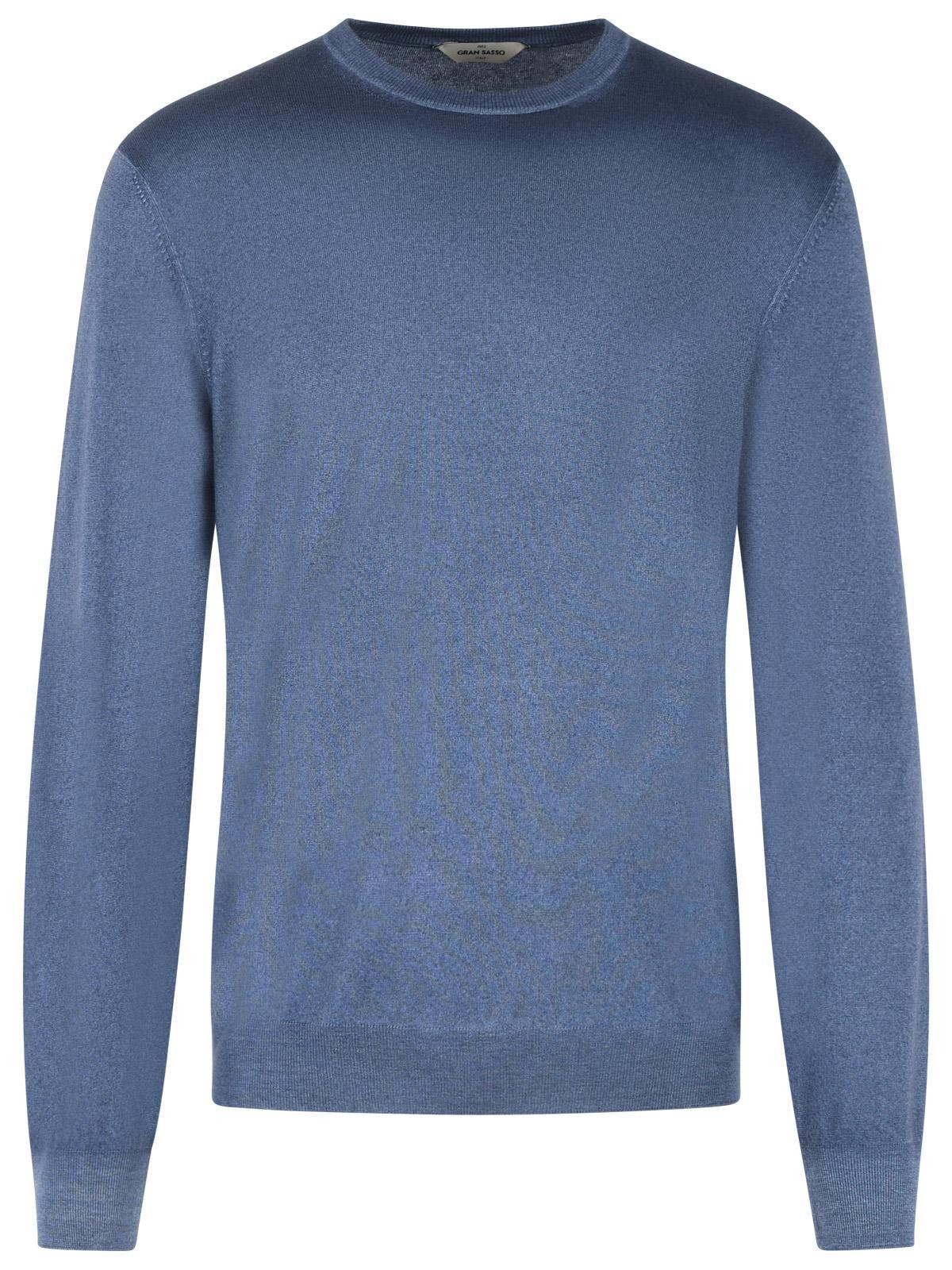 Gran Sasso GRAN SASSO Maglia Girocollo Azzurra Size US XXL / EU 58 / 5 - 1 Thumbnail