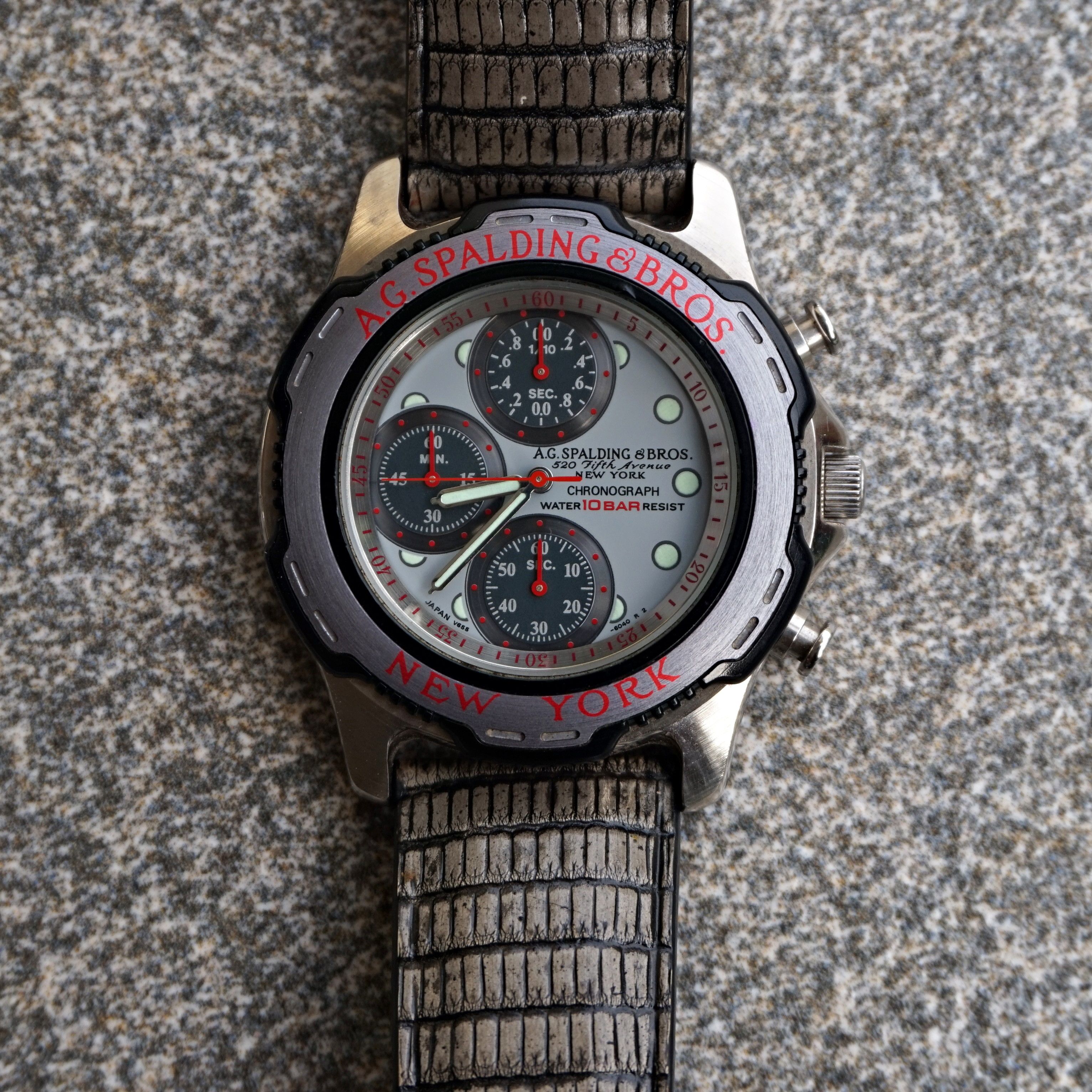 Spalding rare! AG. Spalding Panda Chronograph watches Size ONE SIZE - 3 Thumbnail