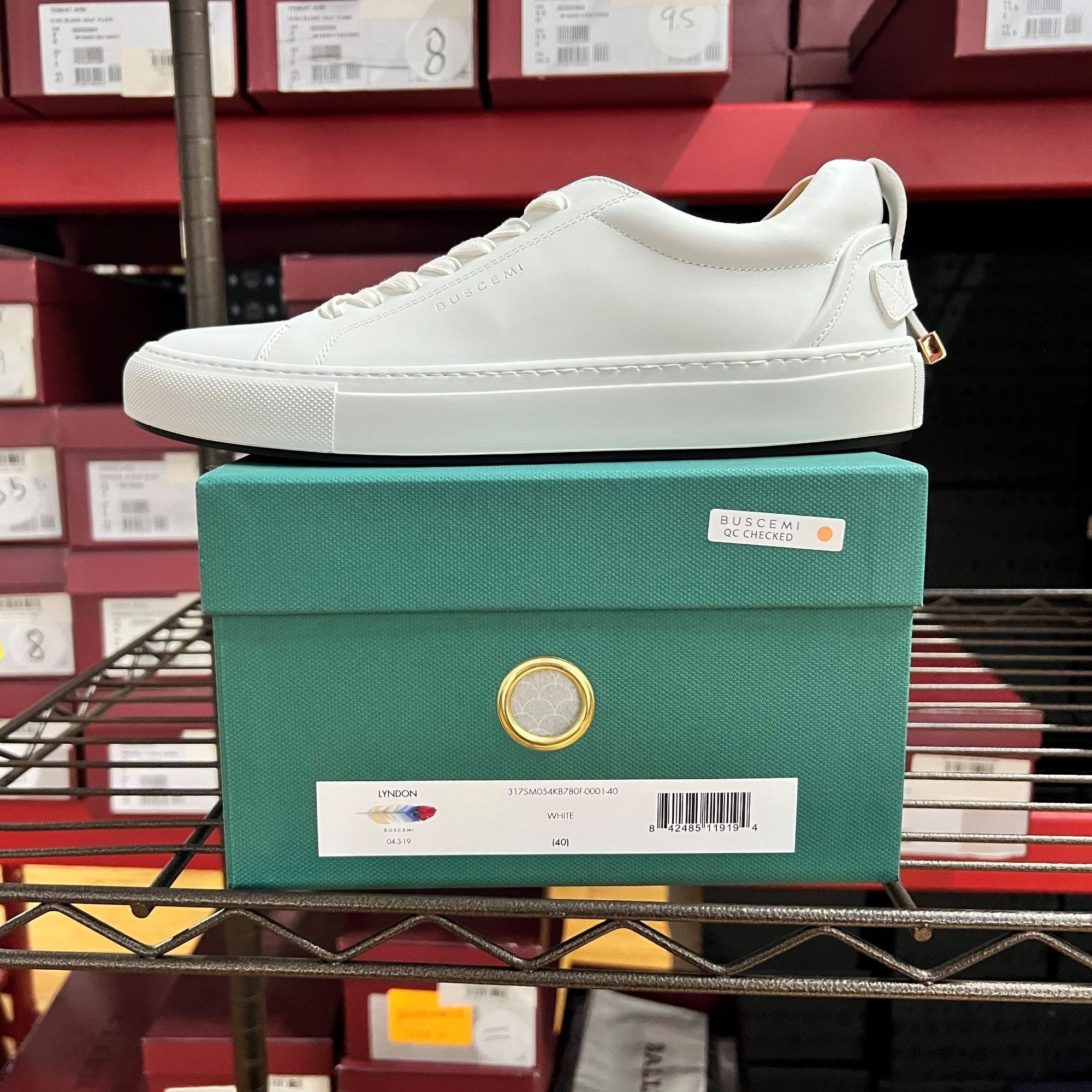 Buscemi Buscemi Lyndon White Leather Sneakers US 7 EU 40 Size US 7 / EU 40 - 7 Thumbnail