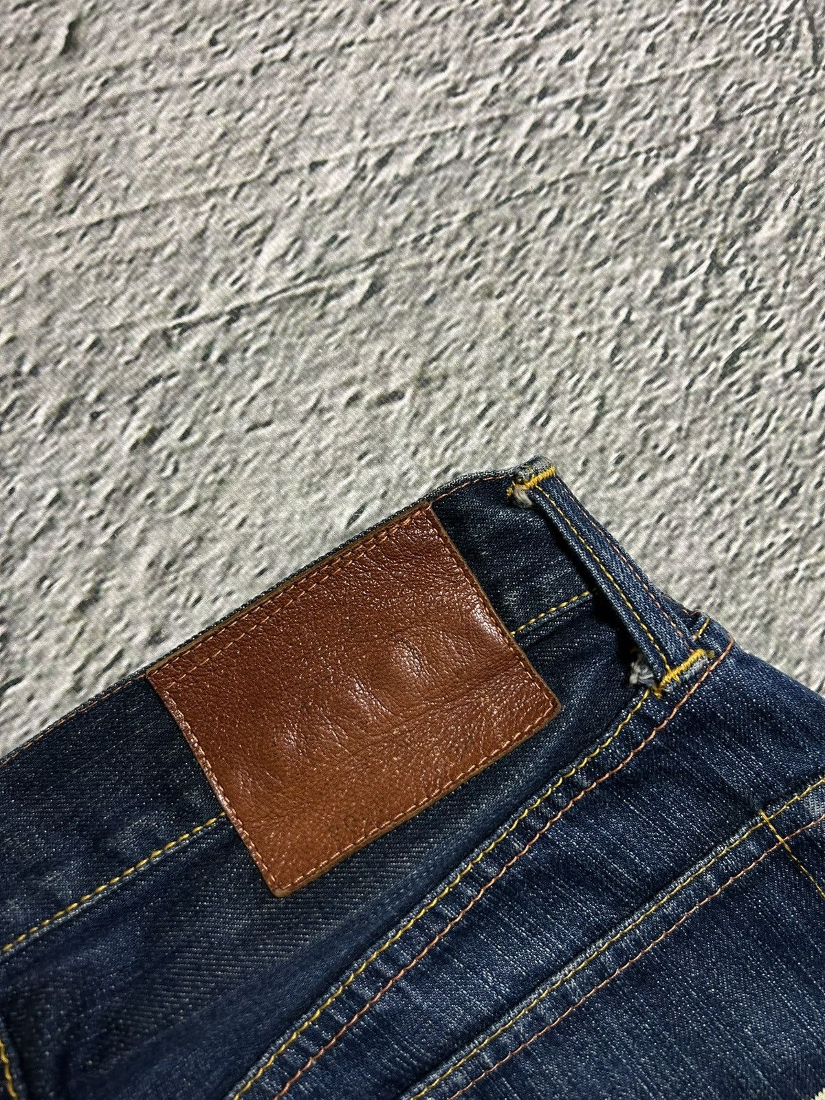 Evisu Evisu jeans daicock vintage selvedge navy big logo white Size 28" / US 6 / IT 42 - 6 Thumbnail