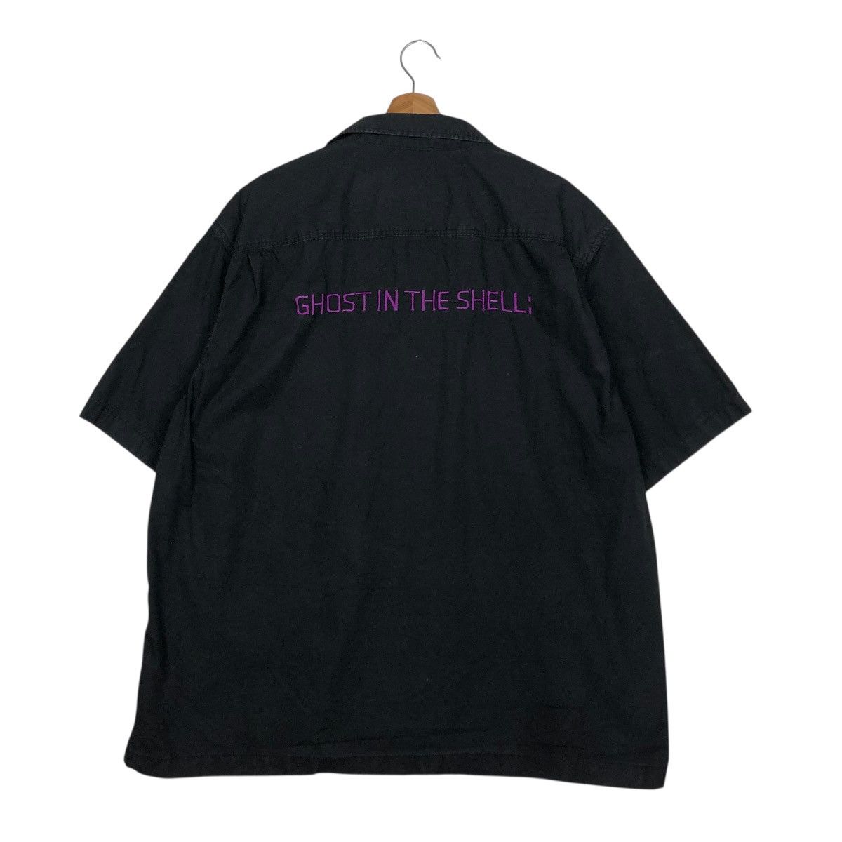 Cartoon Network 🔥VINTAGE BOWLING SHIRT BUTTON UPS GHOST IN THE SHELL Size US XXL / EU 58 / 5 - 10 Thumbnail