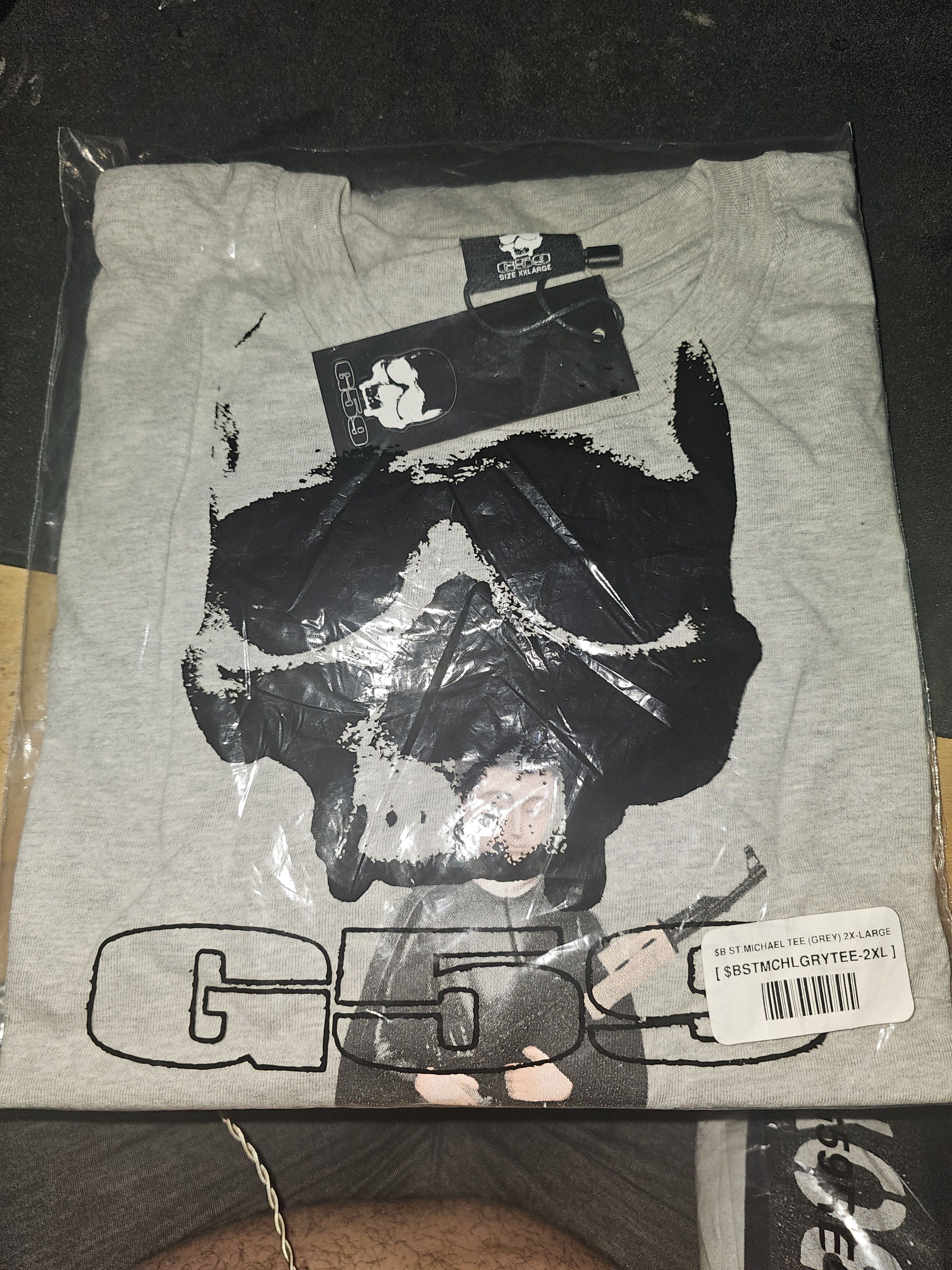 G59 Records $B ST MICHAEL TEE GREY 2XL Size US XXL / EU 58 / 5 - 4 Thumbnail