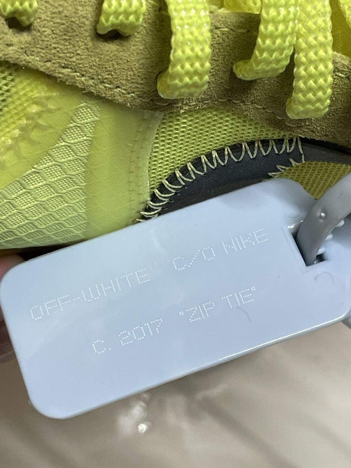 Nike × Off-White Nike Air Force 1 Low Off-White Volt Size US 7.5 / EU 40-41 - 8 Thumbnail