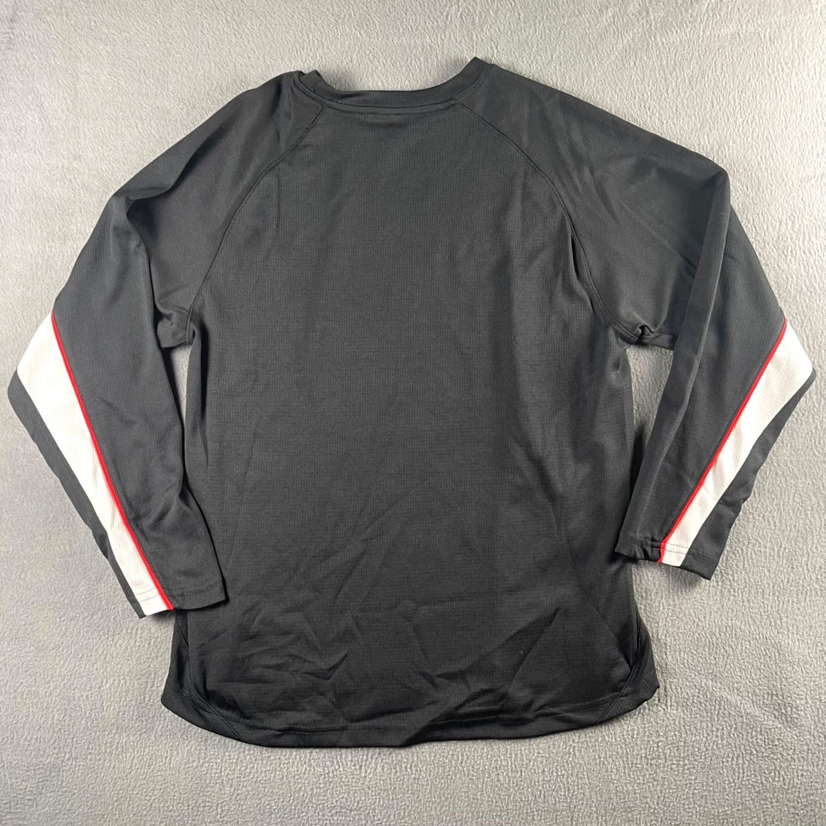 Champion Champion Pullover Long Sleeve T Shirt Mens Large Black Lightweight Workout EPOC Size US L / EU 52-54 / 3 - 2 Thumbnail