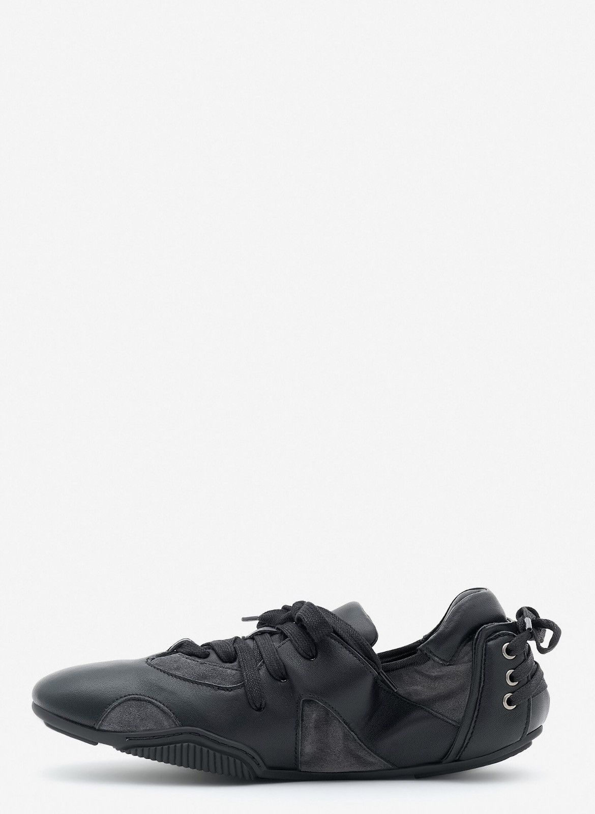 Acne Studios Acne Studios Leather Lace Up Logo Sneakers Size US 11 / EU 44 - 2 Thumbnail