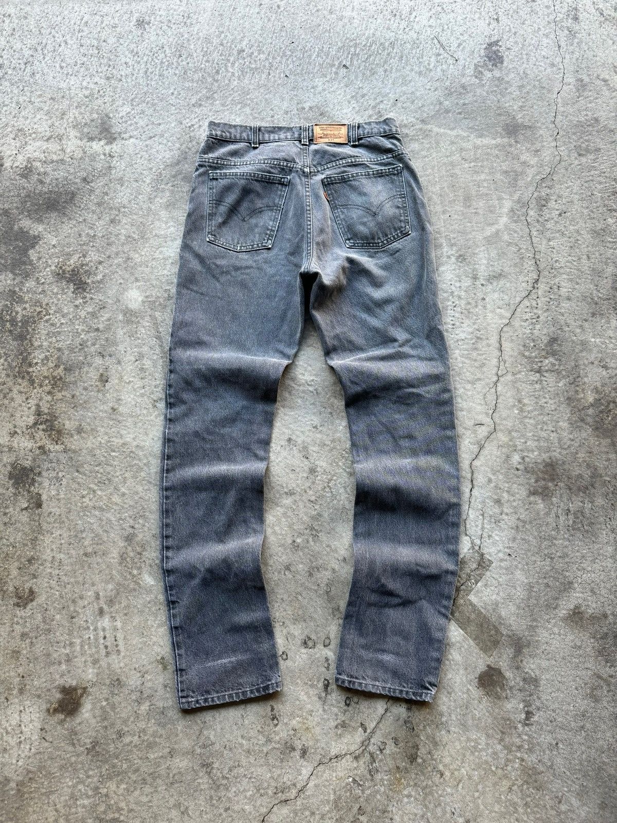 Levi's × Vintage Vintage Ripped 631 Levi Straight Fit Jeans Size US 33 - 3 Thumbnail