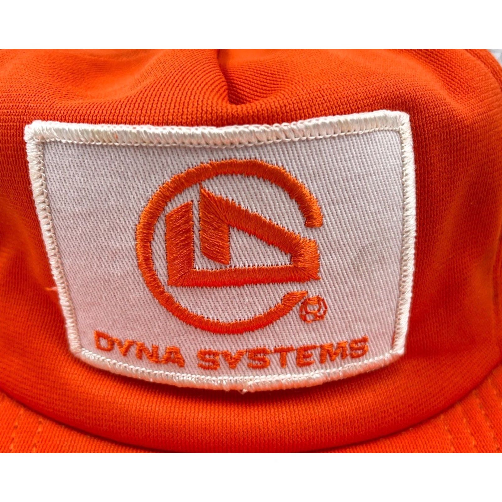 Vintage VINTAGE Dyna Systems Trucker Hat CapMade In USA 80s Orange Mining Coal USA Hat Men One Size Adjustable Cotton Polyester Twill 80s Retro Logo Size ONE SIZE - 2 Thumbnail