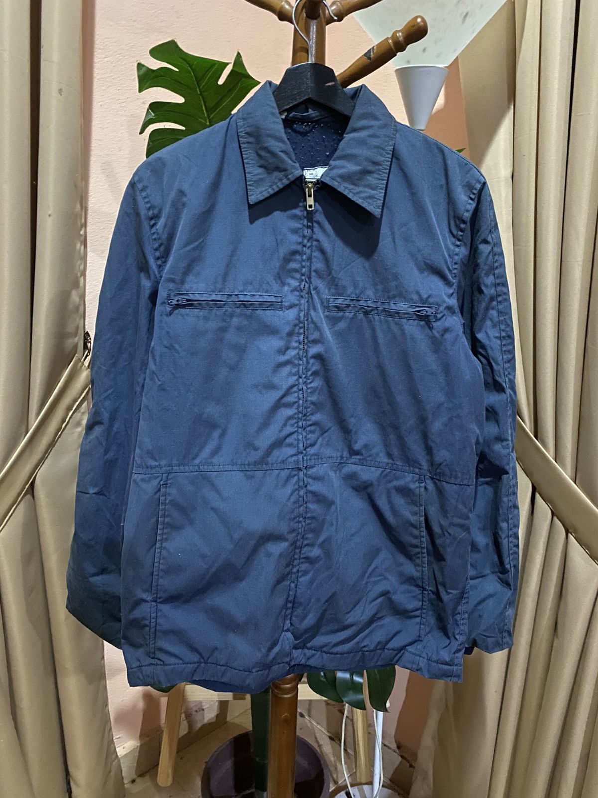 VINTAGE 80S USN ARMY MILITARY UNIFORM JACKET