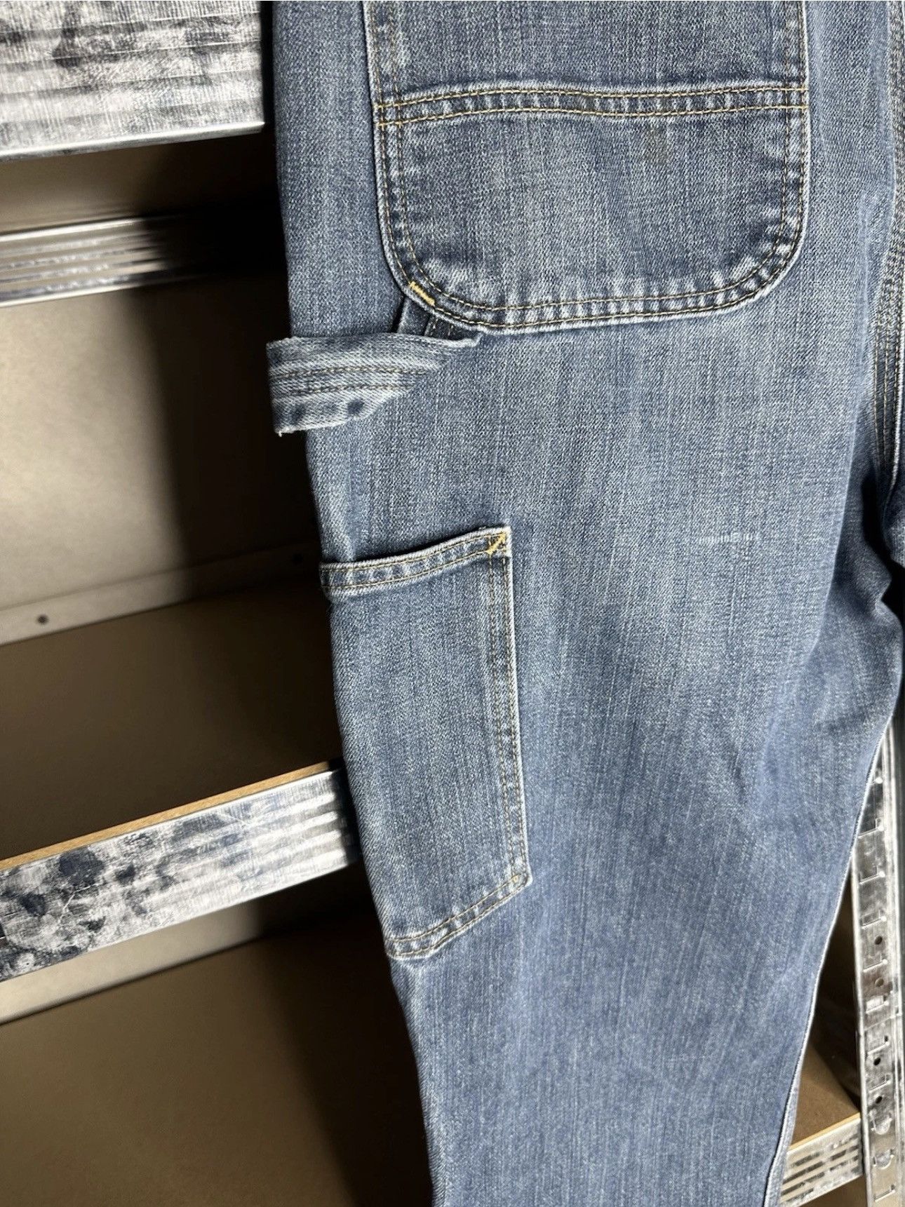 Carhartt Carhartt Jeans Denim Double Knee Carpenter Pant 36x34 Size US 36 / EU 52 - 4 Thumbnail