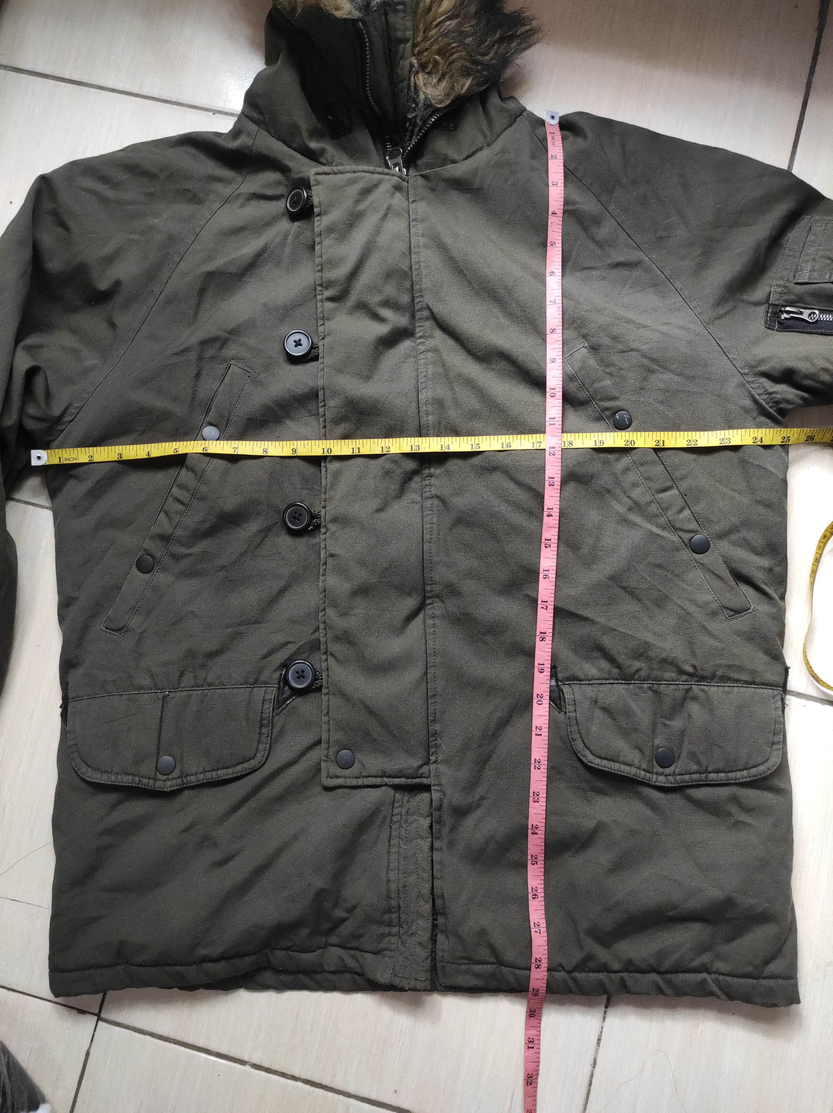 If Six Was Nine MAC EYE Fur Parka Detachable Sherpa Lining Olive N-3B Style Size US L / EU 52-54 / 3 - 24 Thumbnail
